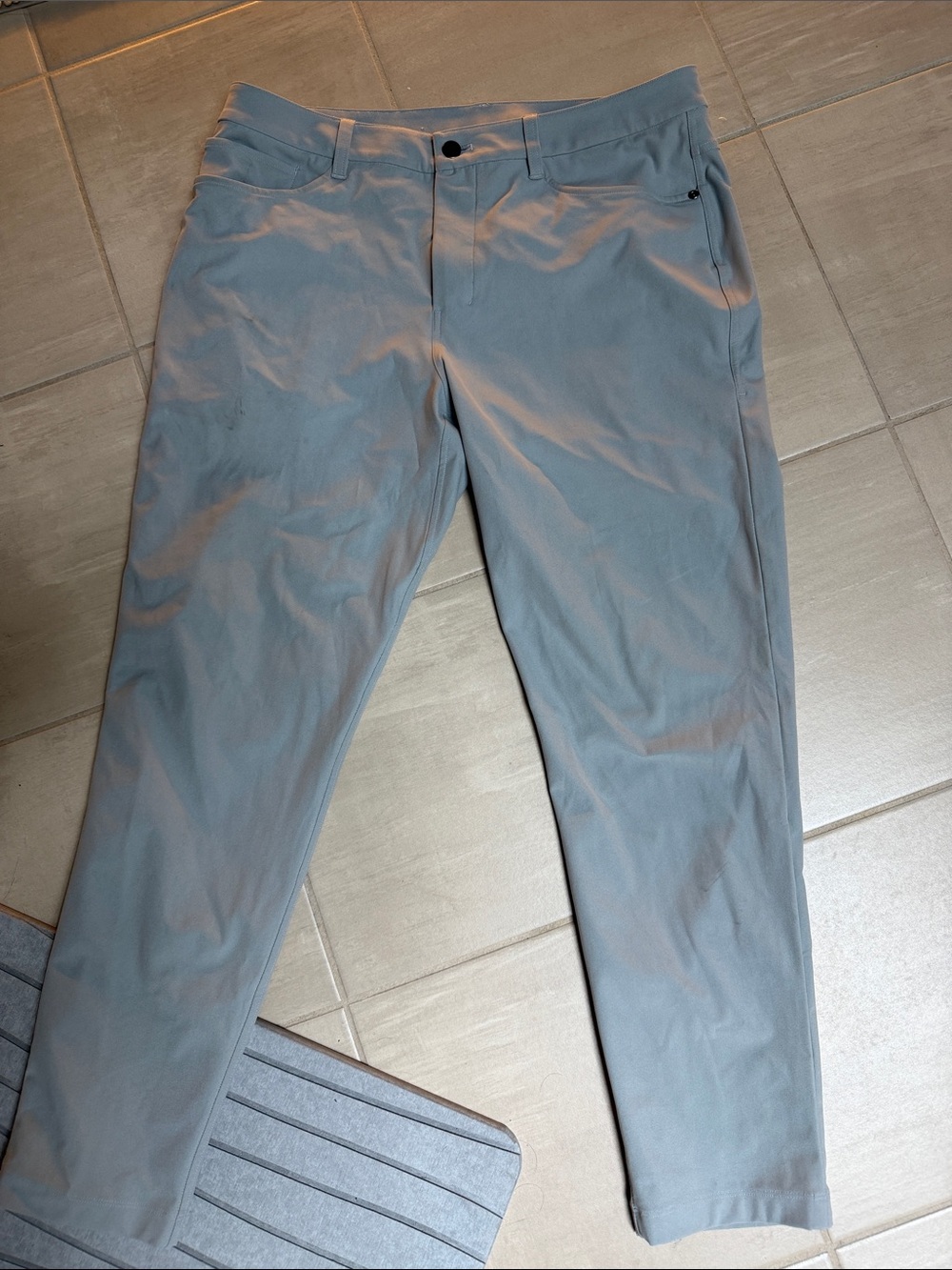 lululemon athletica Men's ABC Chinos in Light Gray